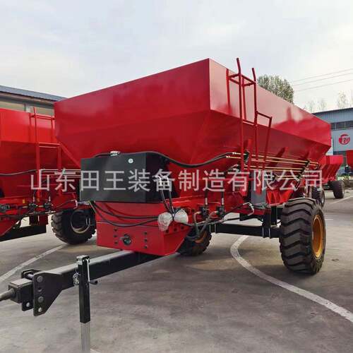 大块牛羊粪撒粪车拖拉机带的撒肥机农用大棚果园养殖场扬粪机