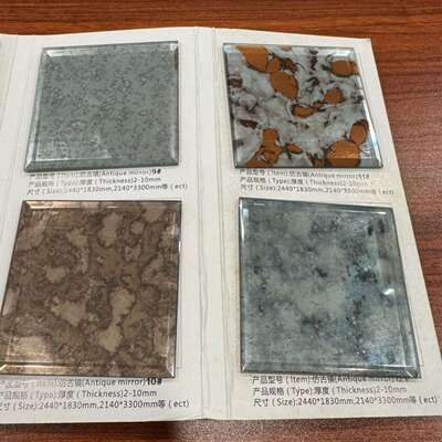 仿古镜At花iquemirrnor玻原片酒店艺术装饰镜做旧斑镜面璃复无品