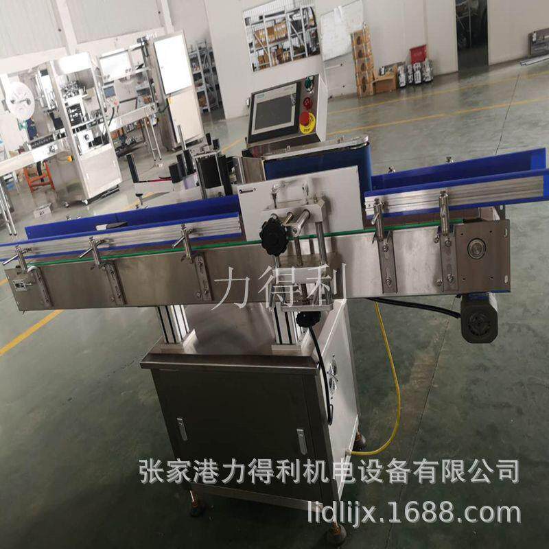 饮料类高速圆瓶不干胶自动贴标机84液体自动贴标机