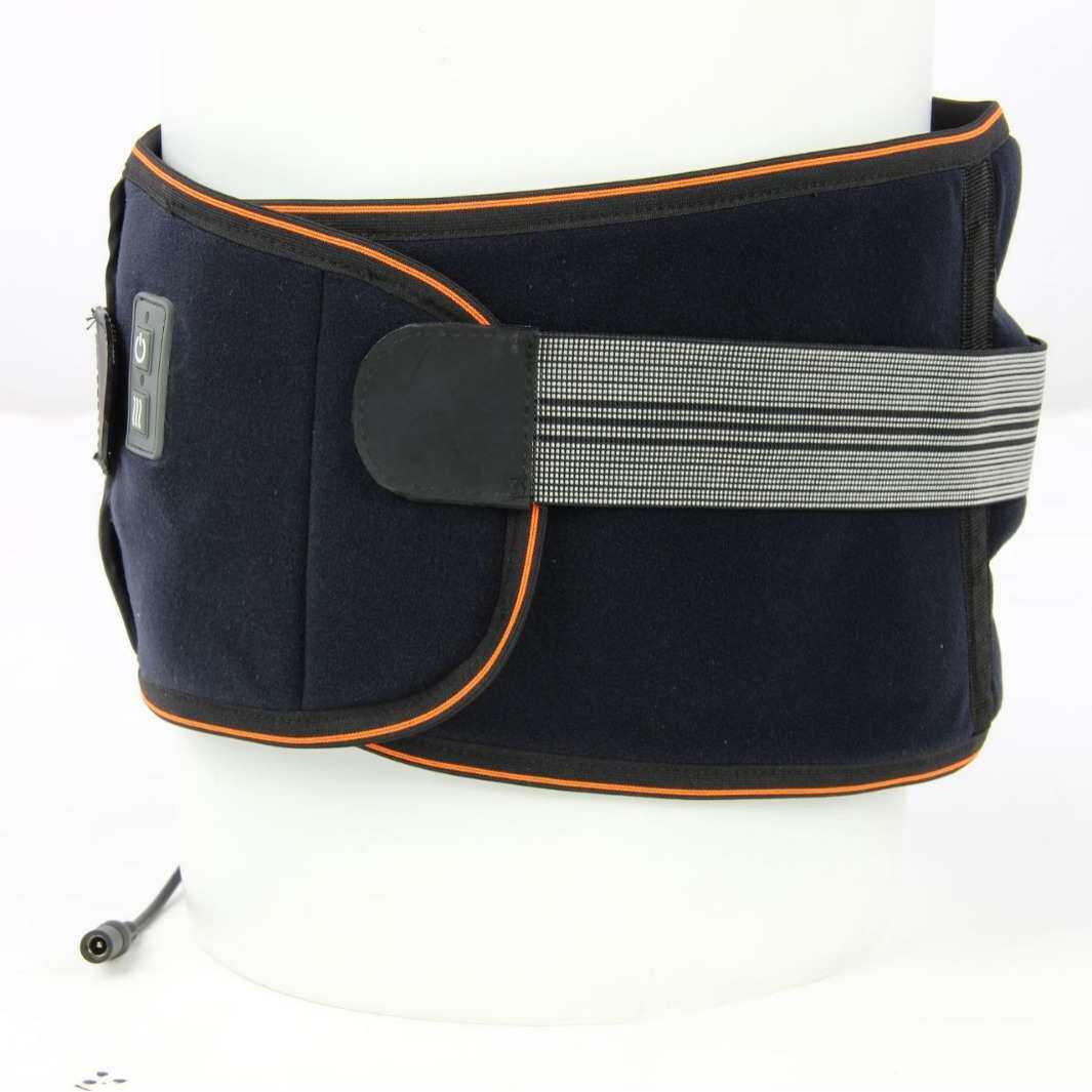 定制多功能腰部按摩器加热脉冲腰腹部按摩腰带震动腰椎按摩仪