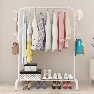 Floor-standing clothes rack, hanger, suitable for bedroom an