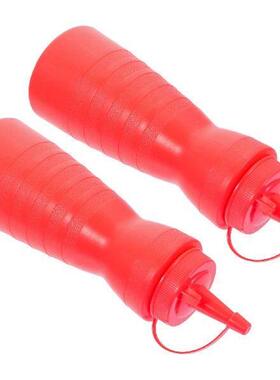 2 Pcs Squeeze Sauce Bottle Containers Ketchup Condiment