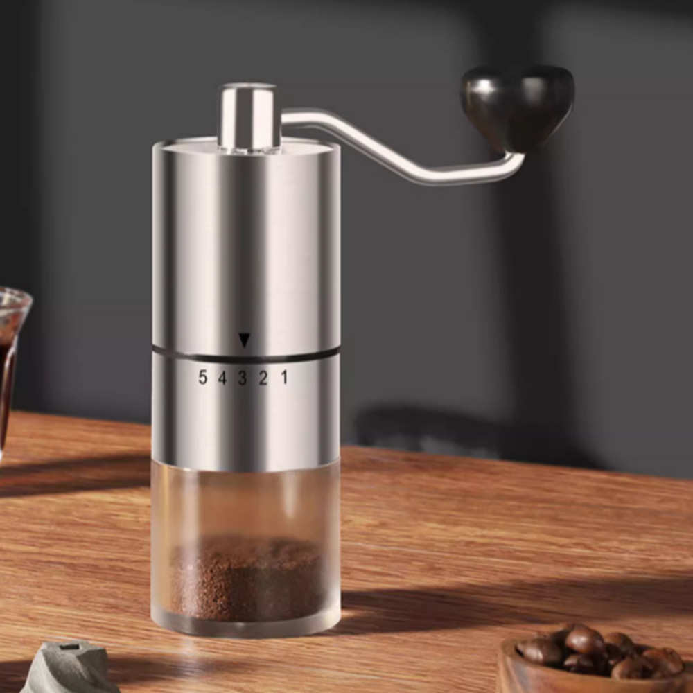磨豆机咖啡机手摇磨豆机便携研磨机不锈钢咖啡机研磨器外调节磨豆
