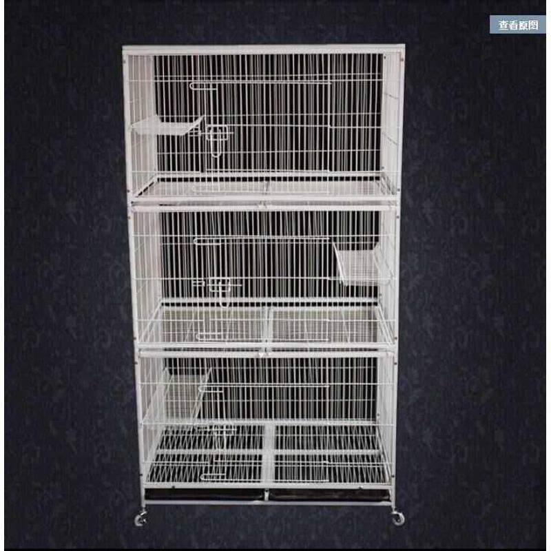 叠加大号猫小型笼犬可笼双层繁殖猫咪狗三层繁殖笼子笼子具
