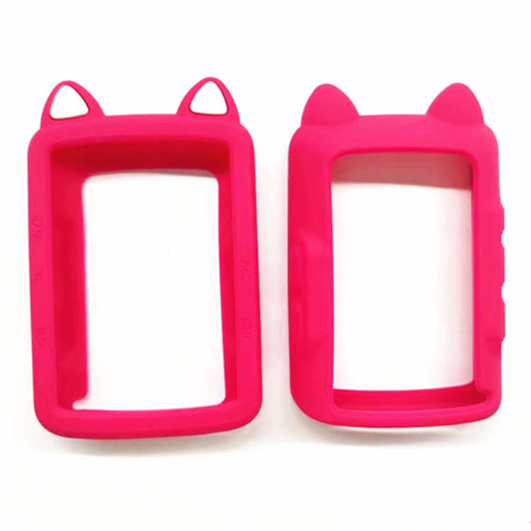 猫r460百硅胶保护套码bryton膜卡通送锐无线适用表屏幕腾耳朵高清