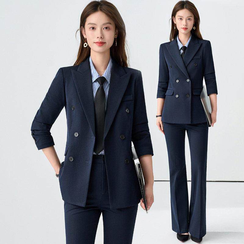 职业装女套装时尚气质正装西服酒店经理前台售楼部4店金店工作服