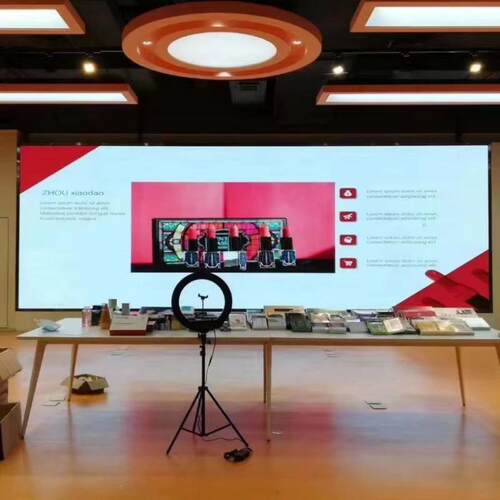 跨le全彩显示屏会议d室舞台展厅直播屏P1.2P00016.5P2P2境.51LED