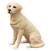 厂家直销坐姿拉布拉多犬仿真狗模型车载摆件工艺品收藏