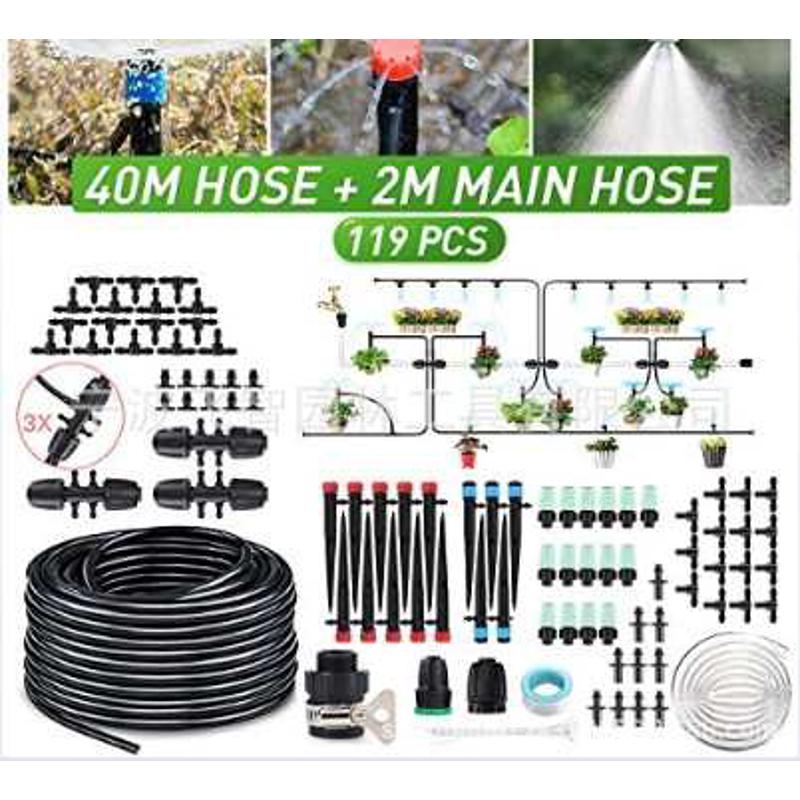 雾化花盆头庭院40器套装微滴米滴灌浇花洒可调自动喷水器灌溉
