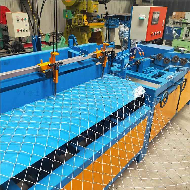 款单丝双模菱形网机器 活勾花网机网器 络网机器 体育场新围栏机
