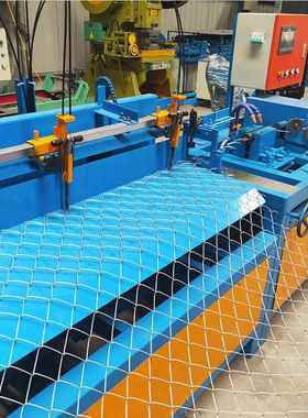 平豪迪菱形网器 钢HD-DOUBL丝网机机安 护网机器 绞索网机器防可