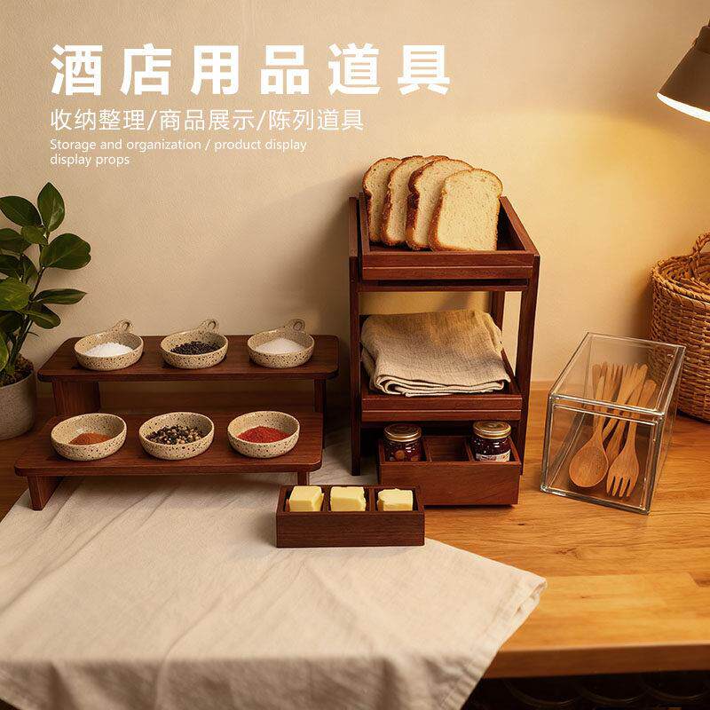 木质甜品台摆件自助餐食物展示架寿司蛋糕点心架创意冷餐茶歇摆台