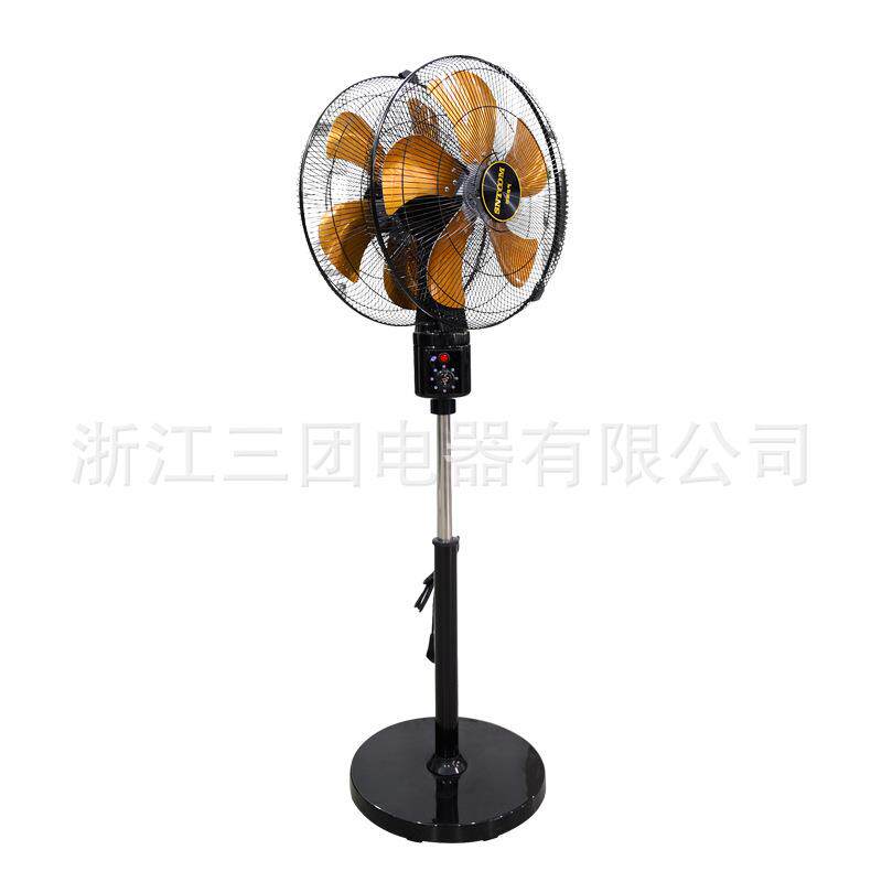 双头360度旋转电风扇抗腐蚀工业仓库摇头扇加大扇叶全铜电机