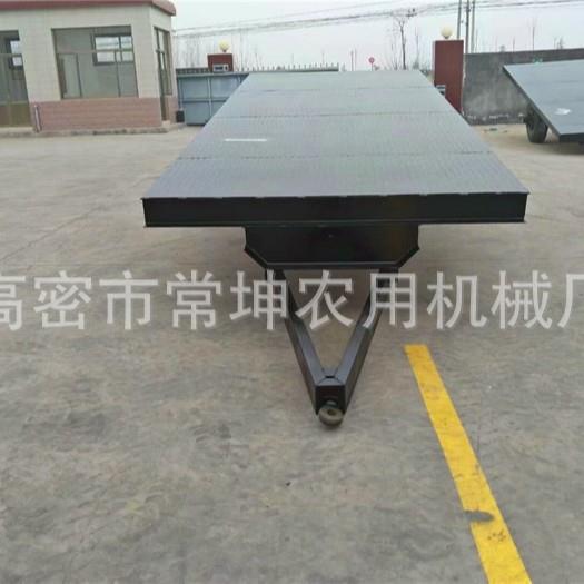 厂家供应15吨单轴平板拖车拖拉机牵引拖车