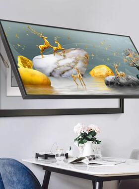 现代奢表箱装饰画箱横款电闸配电箱大尺寸遮挡挂画强弱轻TAD-SXLD