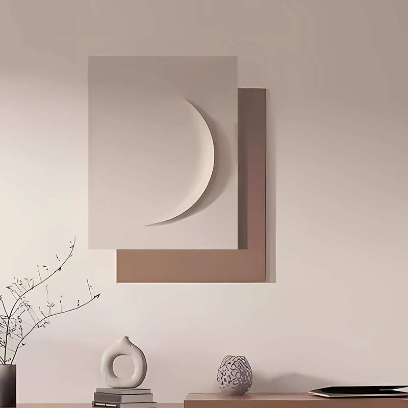 客厅装饰画简约立体高档走廊过道抽象挂画玄关样板间壁画浮雕无框图片