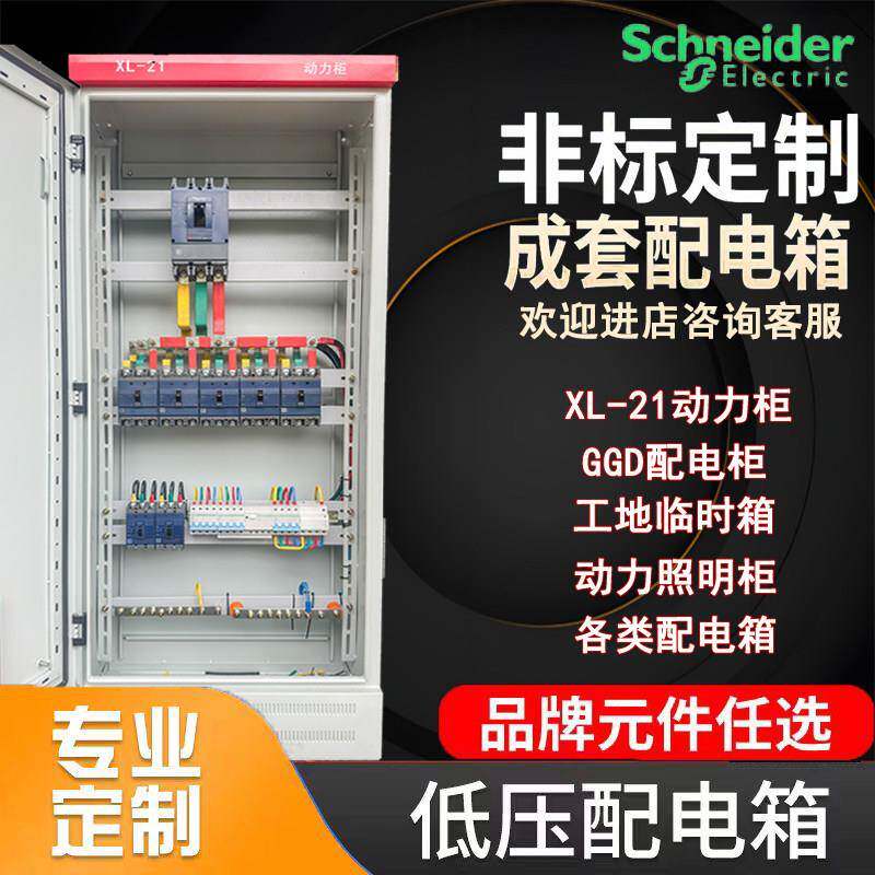 施耐德xl21动力柜定制成套低压配电箱动力控制柜照明室内外双层门