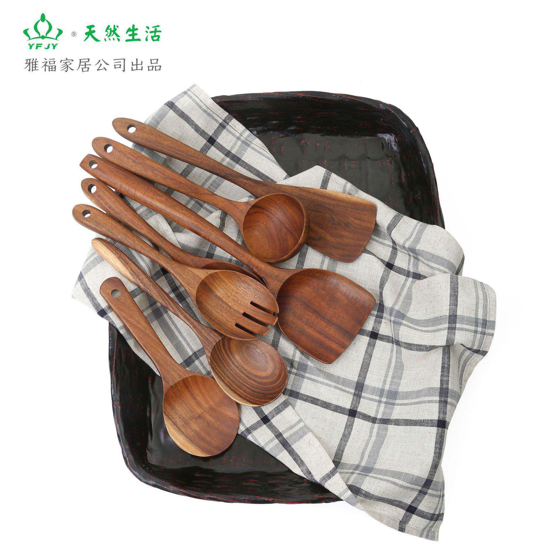 品品优相思木锅铲厨房不粘锅专用炒铲耐高温厨具套装家用炒菜铲子