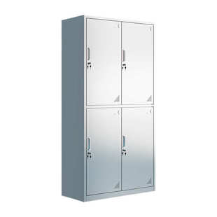 304不锈钢更衣柜车间员工储物柜无尘柜换衣柜浴室宿舍多门更衣柜