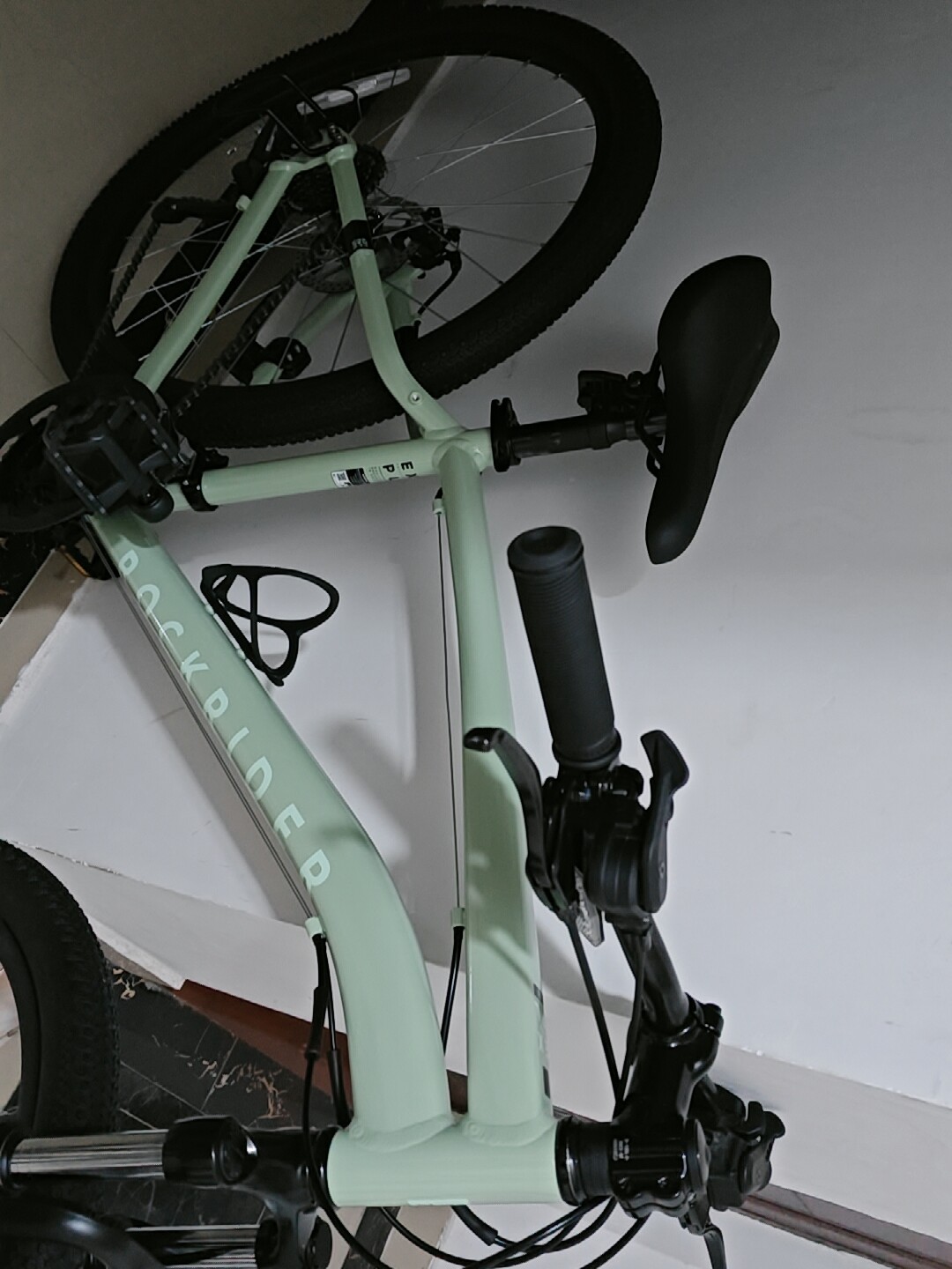 Горный велосипед Decathlon EXPL50 27.5" 21 скорость легкая алюминиевая рама вилка 80 мм дисковые тормоза photo review