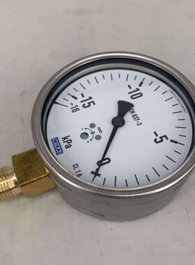 膜盒式压力表 不锈钢外壳 工业通用全量程现货 压力表612.20系列