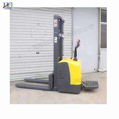 All-electric Pallet stacking cart全自动站驾式托盘堆车辆