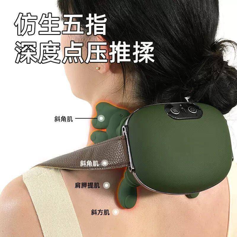 新品仿人手抓按摩器电动肩颈揉捏按摩仪斜方肌脖子颈部颈椎按摩器