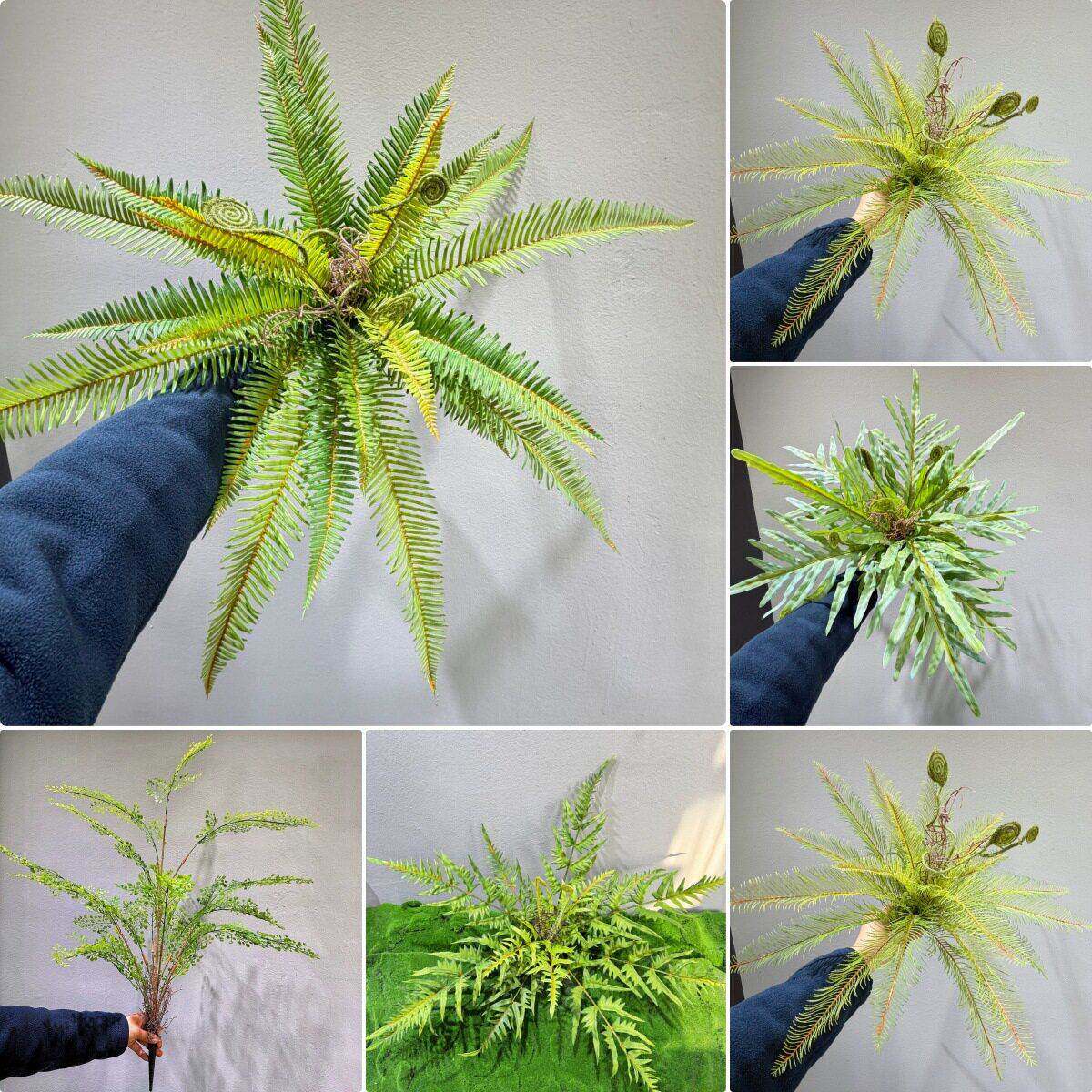 仿真防晒人造植物肾蕨波斯蕨蜈蚣草假草地插绿植软装装饰景观造景