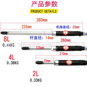 促销海飞鲨2L/4L/8L加长杆气动风磨笔 研磨笔 刻磨机刻字笔抛光