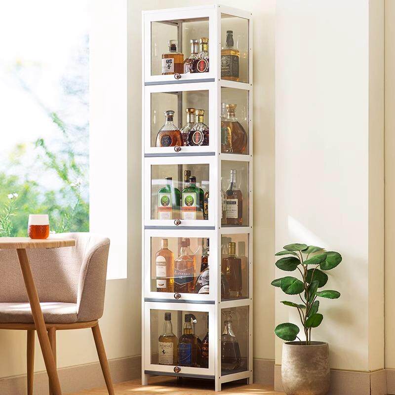 靠墙酒柜展示柜家用客厅酒柜置物架红酒架子瓶架多层斜放红酒架