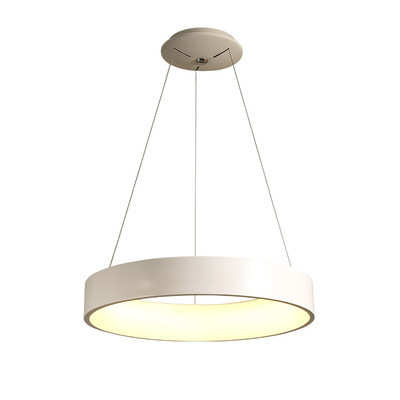 个性餐厅LED吊灯现代简约圆环形个性大气客厅书房卧室灯具