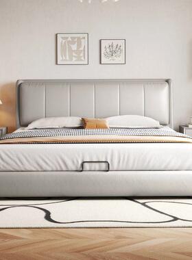 菲玛仕皮艺床意式床双人1.8x2米现代简约卧室1.5米豪华双人床高档