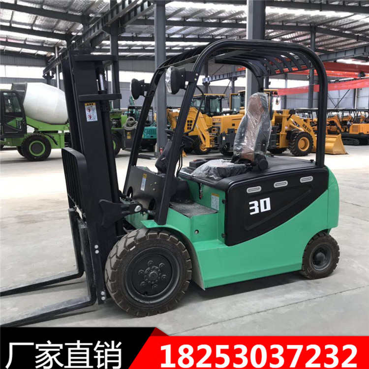 2020小型电动四轮叉车1吨1.5吨2吨全自动座驾式装卸车液压升降车