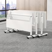 折叠培训桌办公桌可移动长条桌会议桌翻版 桌拼接自由组合培训桌椅