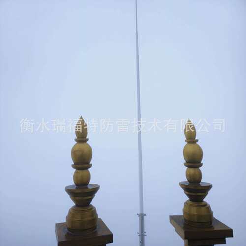 室外 高强度玻璃钢接闪杆 玻璃钢避雷针 用于新一代气象雷达站