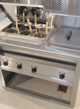 自动煮面机九孔煮面熬汤一体炉电热商用燃气6头冒菜麻辣烫水饺炉
