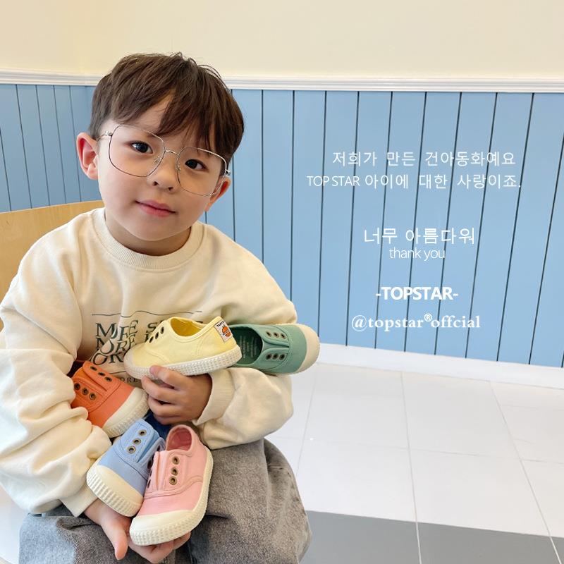 ts童鞋小童儿童帆布鞋低帮2025春秋男童女童幼儿园室内鞋春中小童