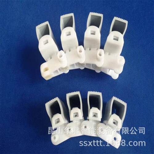 橡胶D型夹瓶提升链爬坡机夹瓶链工业输送链瓶装塑料弹性楔形链