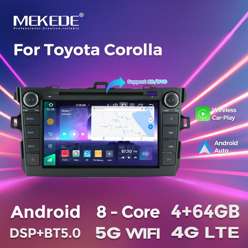 适用丰田Toyota Corolla 带DVD安卓大屏中控导航蓝牙Carplay