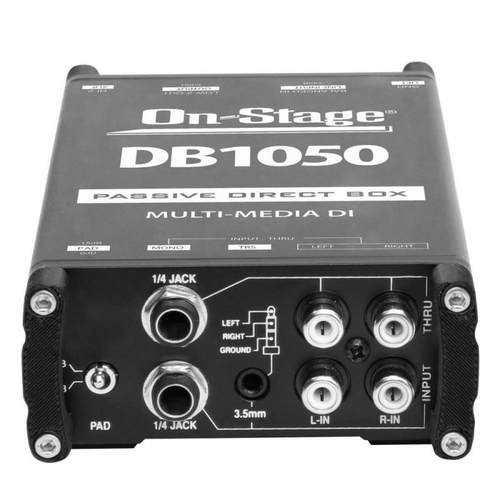 正品OnStag e DB5换00单被动DI盒乐器键盘舞台效果器DI BOX路阻抗