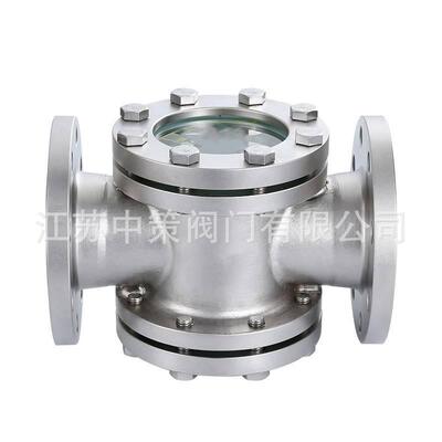 锈钢直通视镜不锈钢四通管12道视镜3014不锈钢通直视不镜31636L