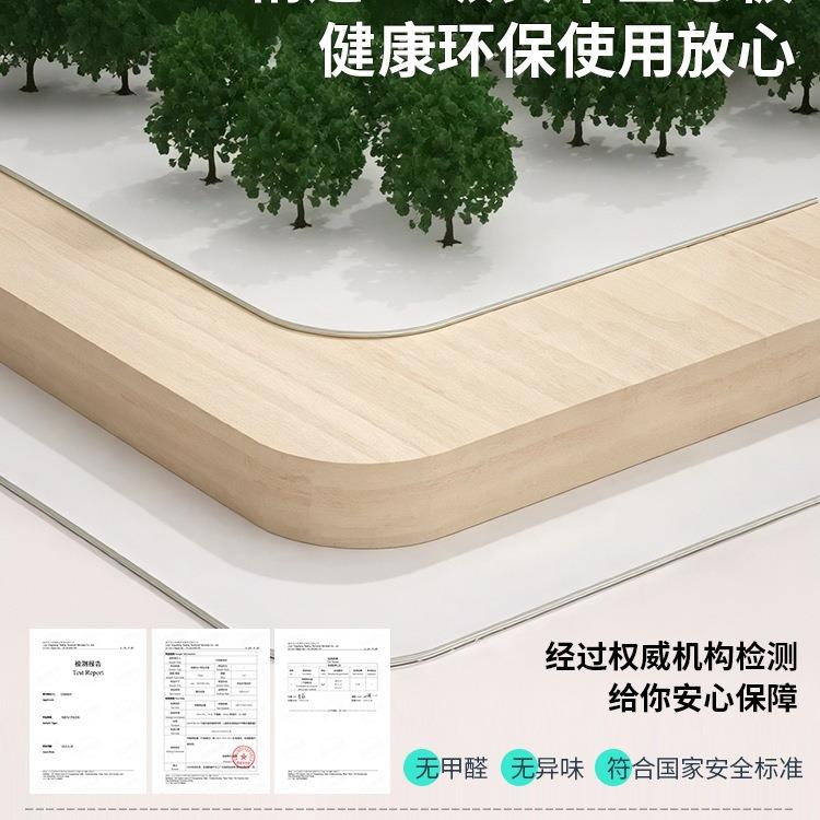 实降茶几餐桌木多功能客二合一F99795JM饭桌一体两厅用岩板可移动