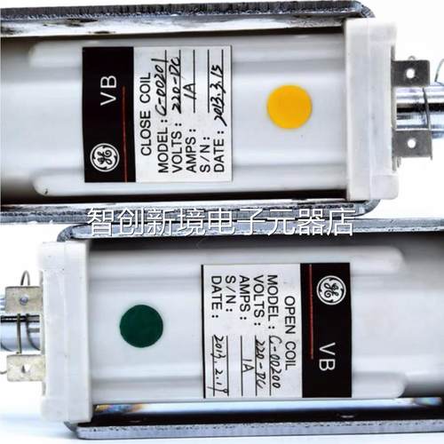 美国GE通电气2VB 2分合闸脱扣电铁 C-00200磁线圈C-用00201 DC20V