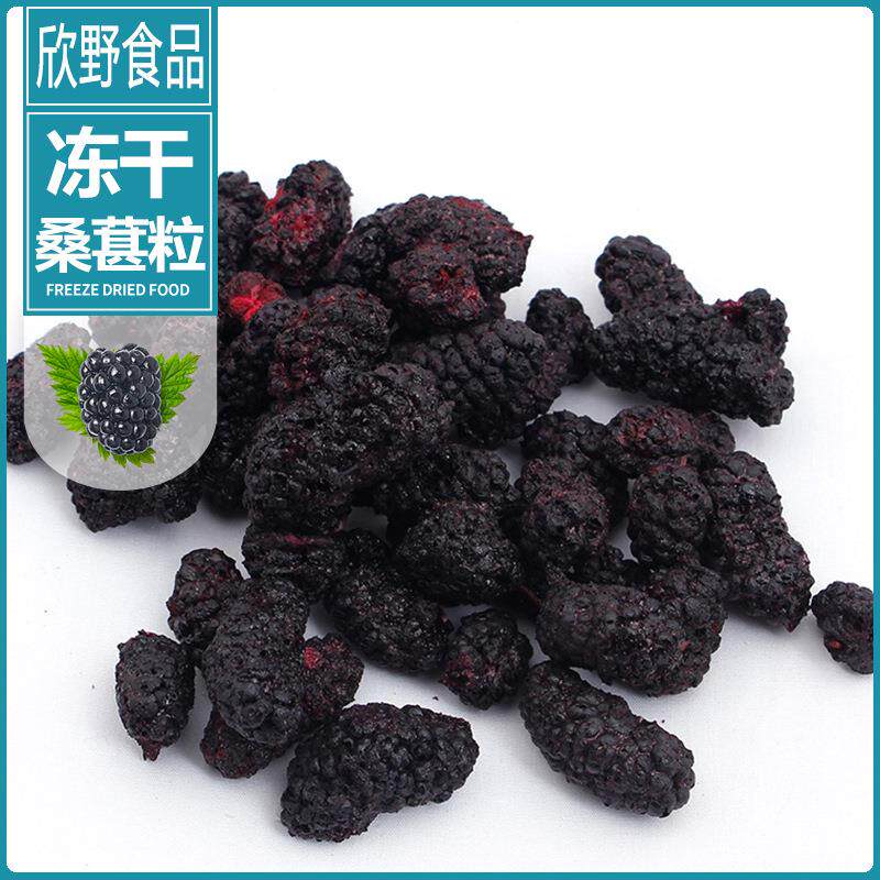 厂家直销 冻干桑葚干散装桑葚粒 免洗黑桑葚休闲零食水果干