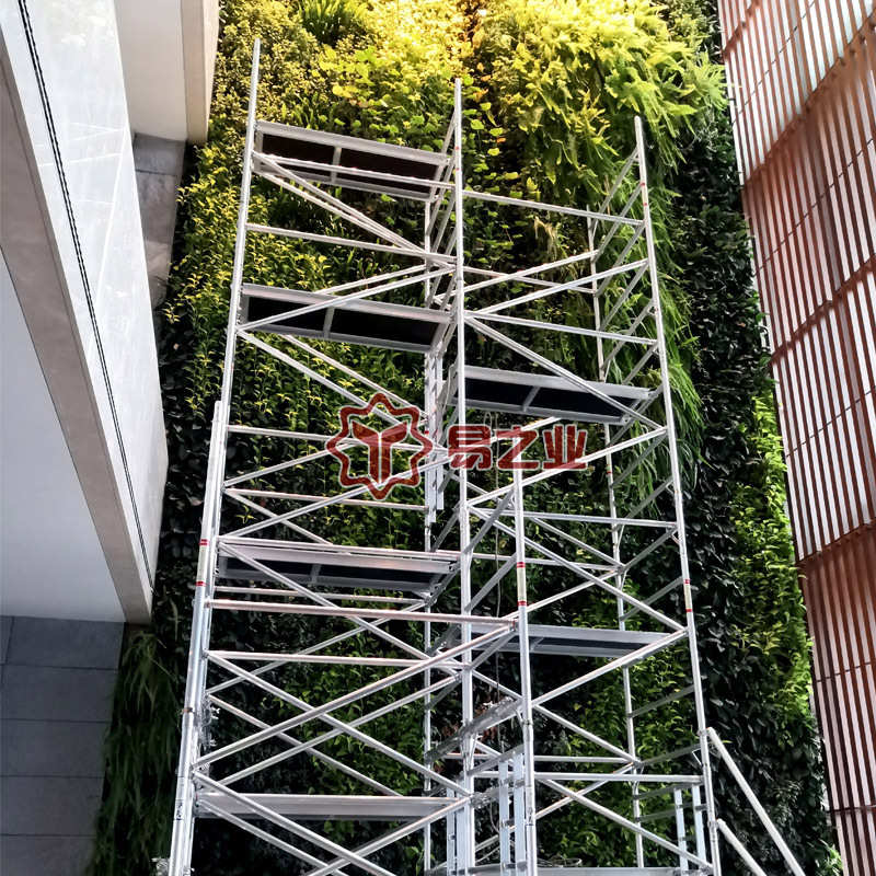 铝合金脚手架子组装架移动式铝合金塔架脚手架梯形活动铝脚手架