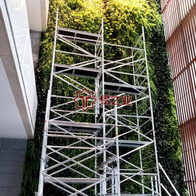铝合金脚手架子组装架移动式铝合金塔架脚手架梯形活动铝脚手架