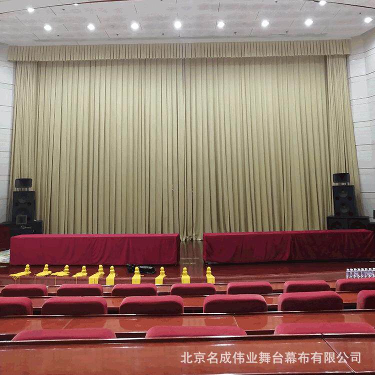 舞蹈室吸光背景幕布加厚黑色绒面材质练习室吸音帘电动开合舞台幕