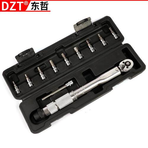 1/4扭力扳手11pc汽修机修轮胎预置扭力公斤力矩扭矩扳手维修工具