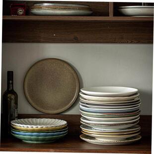 Japanese ceramic plates dish tray disc tableware set