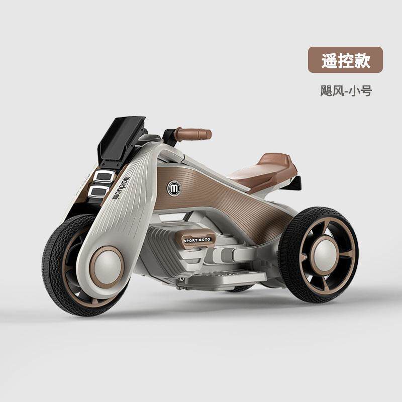 高档德国205新款儿童电动三轮托车轻奢可坐人2宝宝遥控玩瓶具电摩